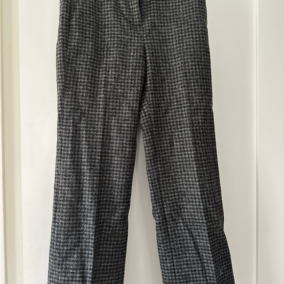NWT J Crew Houndstooth cropped trousers pants US0 - Picture 5 of 5